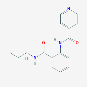 molecular formula C17H19N3O2 B355703 N-{2-[(sec-butylamino)carbonyl]phenyl}isonicotinamide CAS No. 908510-16-7