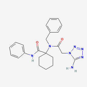 1-[[(5-amino-1H-tetrazol-1-yl)acetyl](benzyl)amino]-N-phenylcyclohexanecarboxamide