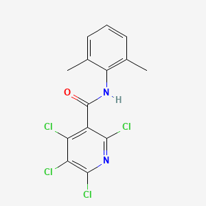 2,4,5,6-tetrachloro-N-(2,6-dimethylphenyl)nicotinamide