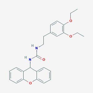 N-[2-(3,4-diethoxyphenyl)ethyl]-N'-9H-xanthen-9-ylurea