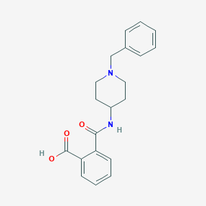 molecular formula C20H22N2O3 B355745 2-{[(1-苄基-4-哌啶基)氨基]-羰基}苯甲酸 CAS No. 925188-32-5