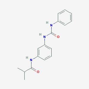 molecular formula C17H19N3O2 B355747 N-{3-[(anilinocarbonyl)amino]phenyl}-2-methylpropanamide CAS No. 25228-40-4