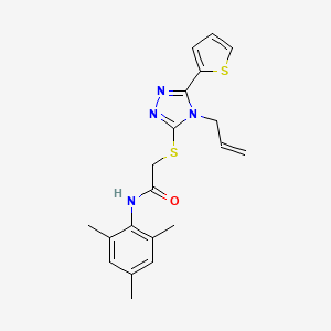 2-{[4-allyl-5-(2-thienyl)-4H-1,2,4-triazol-3-yl]thio}-N-mesitylacetamide