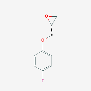 molecular formula C9H9FO2 B035577 (R)-2-((4-Fluorophenoxy)methyl)oxirane CAS No. 104605-97-2