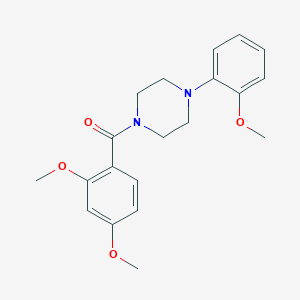 molecular formula C20H24N2O4 B3557897 1-(2,4-dimethoxybenzoyl)-4-(2-methoxyphenyl)piperazine 