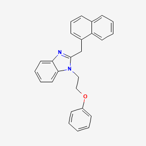 2-(1-naphthylmethyl)-1-(2-phenoxyethyl)-1H-benzimidazole