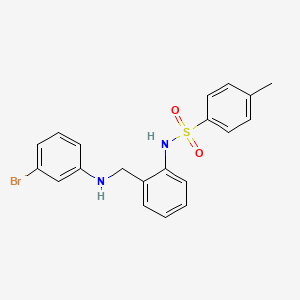 N-(2-{[(3-bromophenyl)amino]methyl}phenyl)-4-methylbenzenesulfonamide