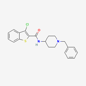 N-(1-benzylpiperidin-4-yl)-3-chloro-1-benzothiophene-2-carboxamide