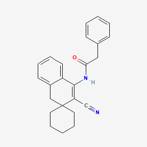 N-(3'-cyano-1'H-spiro[cyclohexane-1,2'-naphthalen]-4'-yl)-2-phenylacetamide