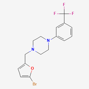 1-[(5-bromo-2-furyl)methyl]-4-[3-(trifluoromethyl)phenyl]piperazine