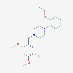 1-(5-bromo-2,4-dimethoxybenzyl)-4-(2-ethoxyphenyl)piperazine