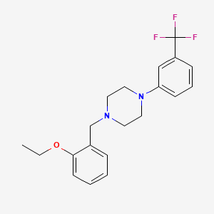 1-[(2-Ethoxyphenyl)methyl]-4-[3-(trifluoromethyl)phenyl]piperazine