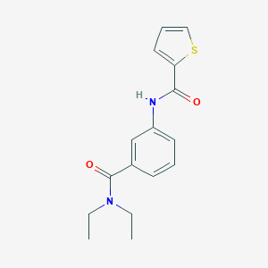 N-[3-(diethylcarbamoyl)phenyl]thiophene-2-carboxamide