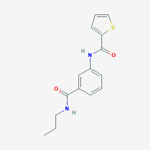 N-{3-[(propylamino)carbonyl]phenyl}-2-thiophenecarboxamide