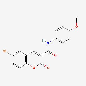 6-bromo-N-(4-methoxyphenyl)-2-oxo-2H-chromene-3-carboxamide