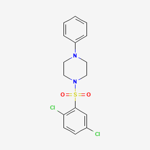 1-[(2,5-dichlorophenyl)sulfonyl]-4-phenylpiperazine