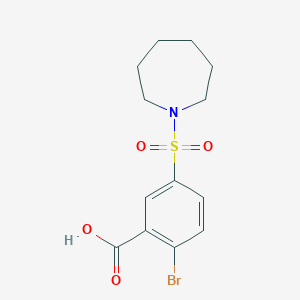 5-(azepan-1-ylsulfonyl)-2-bromobenzoic acid