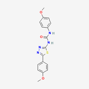 1-(4-methoxyphenyl)-3-[5-(4-methoxyphenyl)-1,3,4-thiadiazol-2-yl]urea