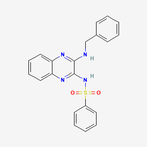 N-[3-(benzylamino)-2-quinoxalinyl]benzenesulfonamide