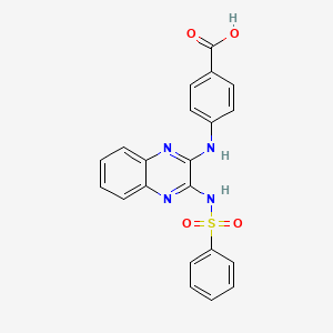 4-[[3-(benzenesulfonamido)quinoxalin-2-yl]amino]benzoic Acid