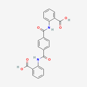 2-[[4-[(2-Carboxyphenyl)carbamoyl]benzoyl]amino]benzoic acid