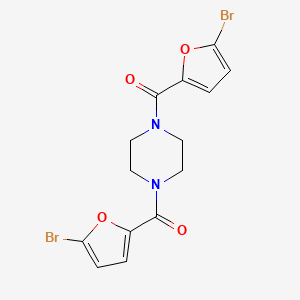 1,4-Bis(5-bromofuran-2-carbonyl)piperazine