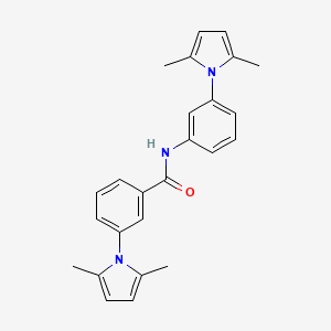 3-(2,5-dimethyl-1H-pyrrol-1-yl)-N-[3-(2,5-dimethyl-1H-pyrrol-1-yl)phenyl]benzamide