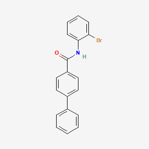 N-(2-bromophenyl)biphenyl-4-carboxamide