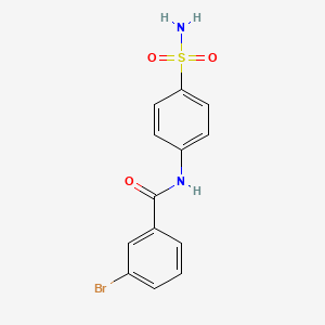 3-bromo-N-(4-sulfamoylphenyl)benzamide