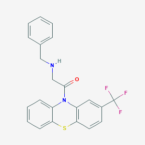 N-benzyl-2-oxo-2-[2-(trifluoromethyl)-10H-phenothiazin-10-yl]ethanamine