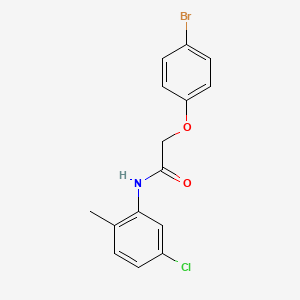 2-(4-bromophenoxy)-N-(5-chloro-2-methylphenyl)acetamide