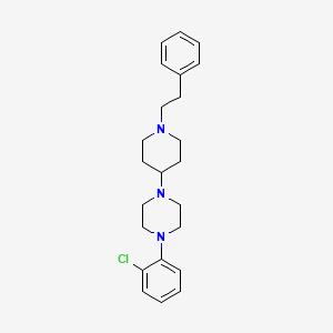 1-(2-Chlorophenyl)-4-[1-(2-phenylethyl)piperidin-4-yl]piperazine