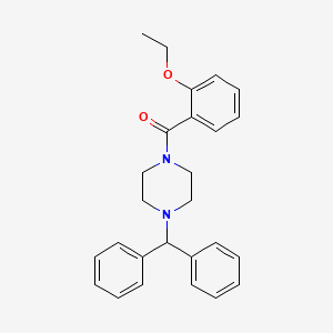 (4-BENZHYDRYLPIPERAZINO)(2-ETHOXYPHENYL)METHANONE