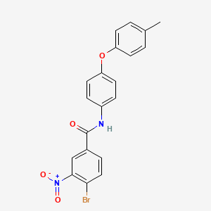 4-bromo-N-[4-(4-methylphenoxy)phenyl]-3-nitrobenzamide