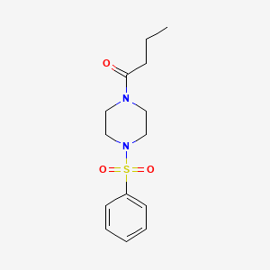 1-butyryl-4-(phenylsulfonyl)piperazine
