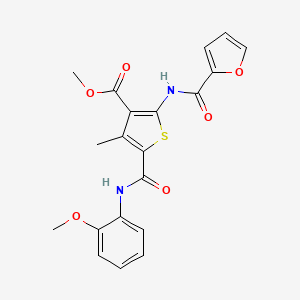 methyl 2-(2-furoylamino)-5-{[(2-methoxyphenyl)amino]carbonyl}-4-methyl-3-thiophenecarboxylate