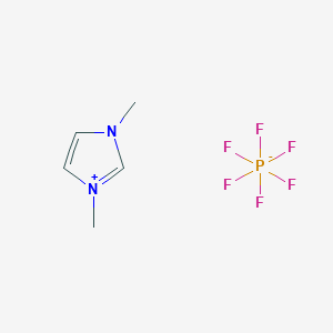 molecular formula C5H9F6N2P B035602 1,3-Dimethylimidazolium hexafluorophosphate CAS No. 243664-15-5