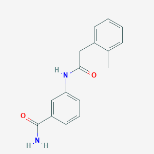 molecular formula C16H16N2O2 B356026 3-{[(2-Methylphenyl)acetyl]amino}benzamide CAS No. 923780-15-8