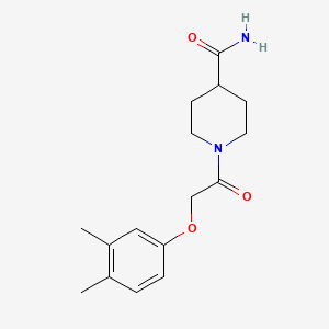 1-[(3,4-dimethylphenoxy)acetyl]-4-piperidinecarboxamide