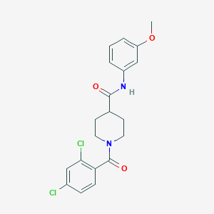 1-(2,4-dichlorobenzoyl)-N-(3-methoxyphenyl)piperidine-4-carboxamide