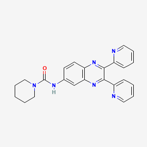 N-(2,3-dipyridin-2-ylquinoxalin-6-yl)piperidine-1-carboxamide