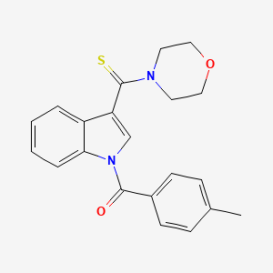 1-(4-methylbenzoyl)-3-(4-morpholinylcarbonothioyl)-1H-indole