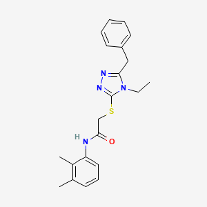 2-[(5-benzyl-4-ethyl-4H-1,2,4-triazol-3-yl)sulfanyl]-N-(2,3-dimethylphenyl)acetamide