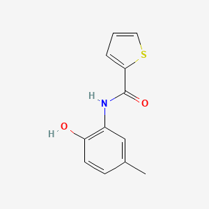 molecular formula C12H11NO2S B3560760 N-(2-hydroxy-5-methylphenyl)-2-thiophenecarboxamide CAS No. 305360-58-1