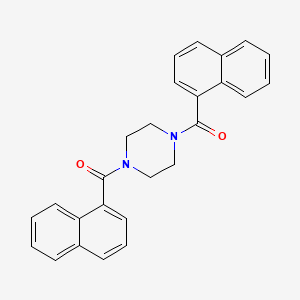 molecular formula C26H22N2O2 B3560816 1,4-di-1-naphthoylpiperazine 