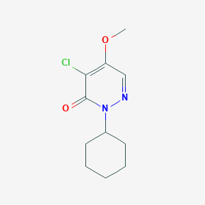 4-chloro-2-cyclohexyl-5-methoxypyridazin-3-one