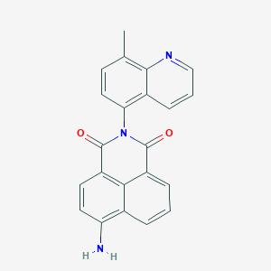 6-amino-2-(8-methyl-5-quinolinyl)-1H-benzo[de]isoquinoline-1,3(2H)-dione