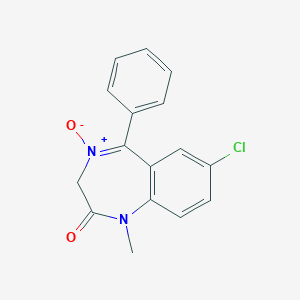 molecular formula C16H13ClN2O2 B035609 地西泮 N-氧化物 CAS No. 2888-64-4
