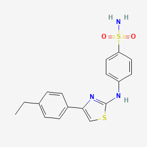 4-{[4-(4-ethylphenyl)-1,3-thiazol-2-yl]amino}benzenesulfonamide