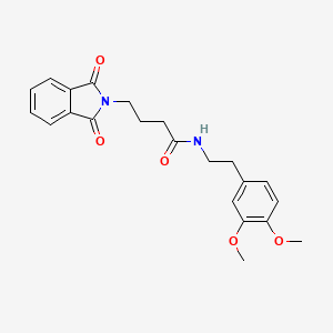 N-[2-(3,4-dimethoxyphenyl)ethyl]-4-(1,3-dioxo-1,3-dihydro-2H-isoindol-2-yl)butanamide